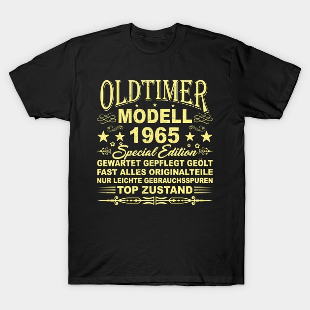 OLDTIMER MODELL BAUJAHR 1965 T-Shirt by SinBle